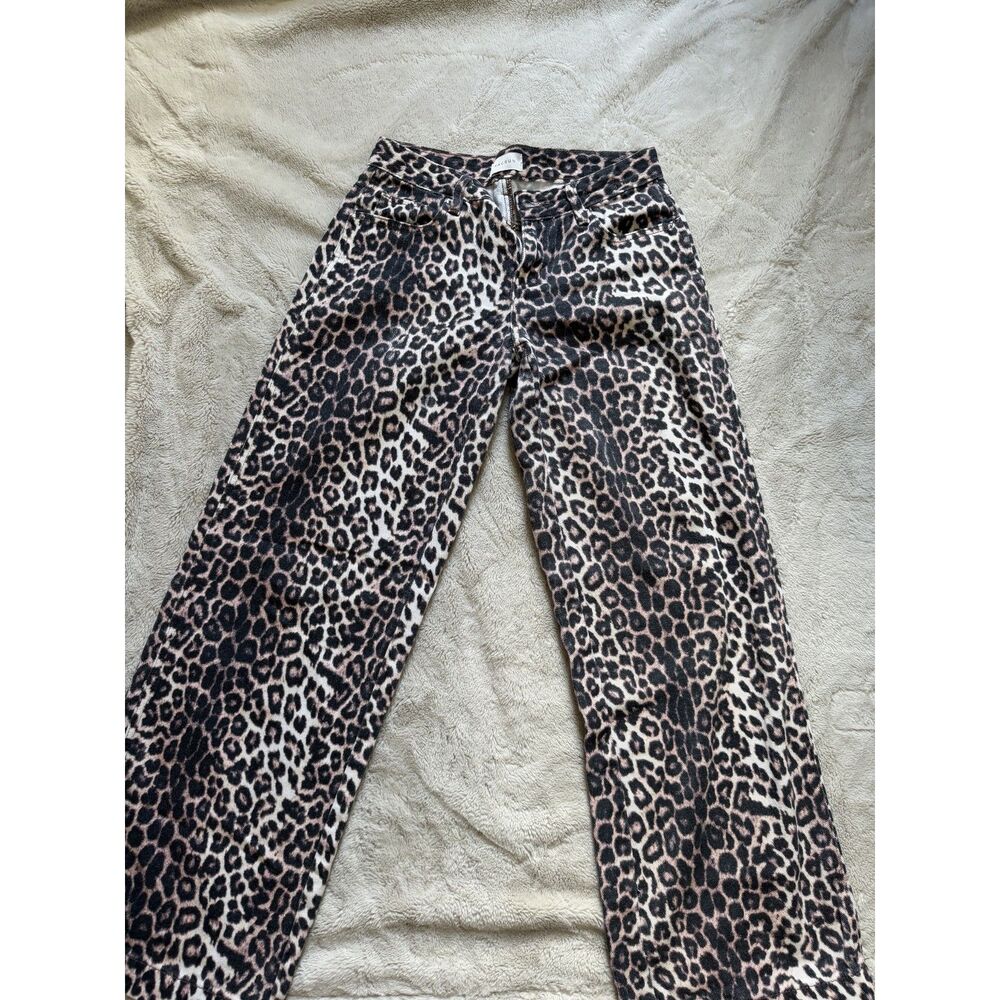 PacSun Women’s Casey Low Rise Baggy Leopard Print Pants Size 25